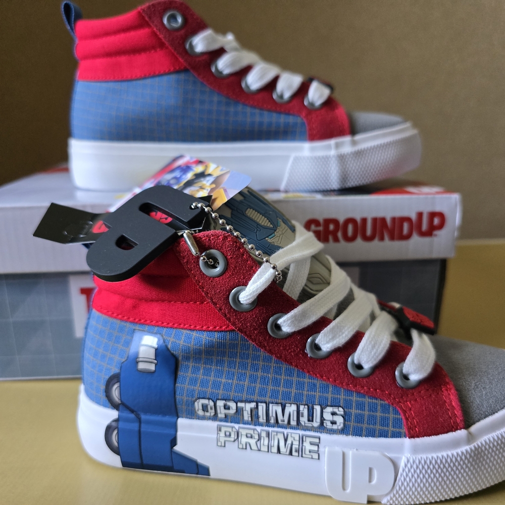 Optimus Prime Kids Sneakers - Red, Blue, Gray